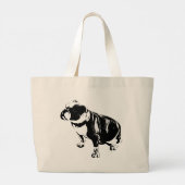 Carrying Calm Forward Grote Tote Bag (Achterkant)
