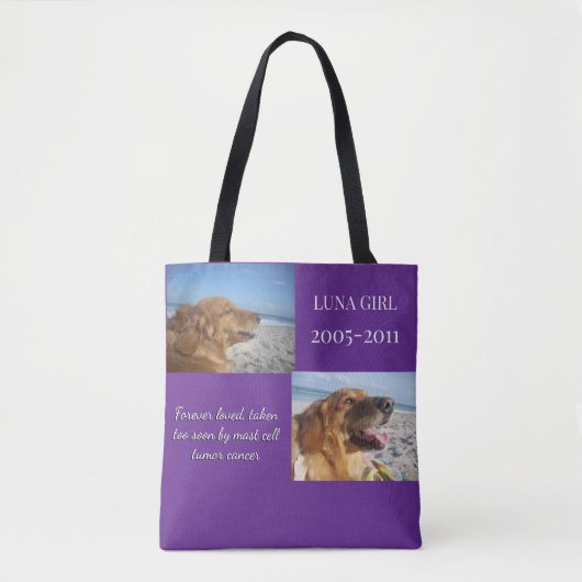Carrying Her Memory With Grace Tote Bag (Voorkant)