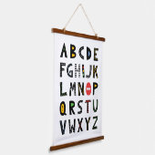 Cars Alphabet Nursery Kinder Room Hangend Wandkleed (Gebogen)