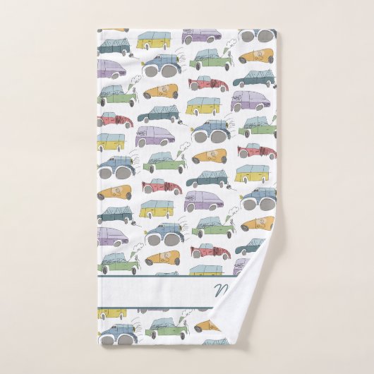 Cars Doodle Bad Handdoek (Handdoek)