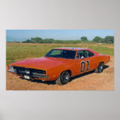 Cars Gen. Lee poster (Voorkant)