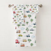Cars Pattern Bad Handdoek (Insitu)