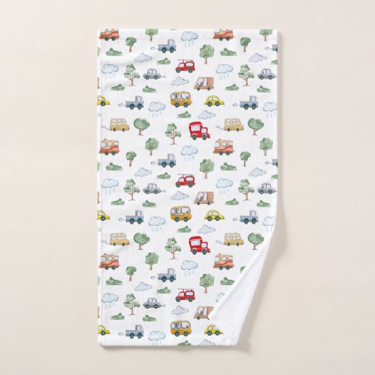 Cars Pattern Bad Handdoek (Handdoek)