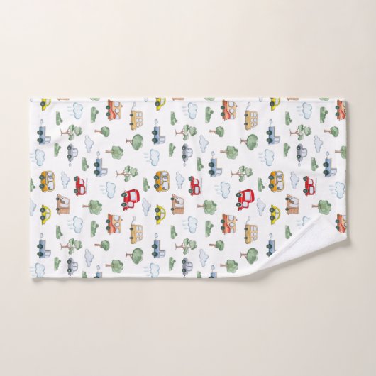 Cars Pattern Bad Handdoek (Handdoek)