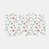 Cars Pattern Bedankdoosjes (Uitgevouwen)