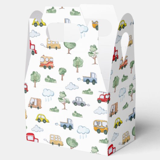 Cars Pattern Bedankdoosjes (Geopend)