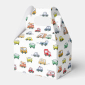 Cars Pattern Bedankdoosjes (Achterkant)