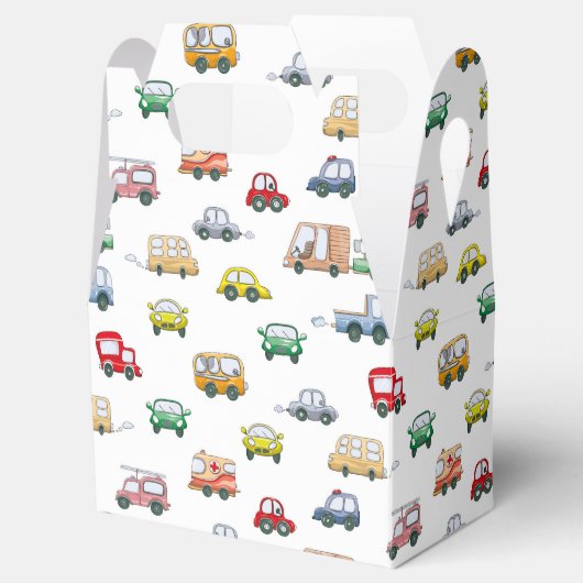 Cars Pattern Bedankdoosjes (Geopend)