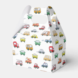 Cars Pattern Bedankdoosjes