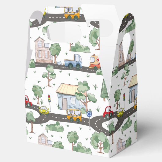 Cars Pattern Bedankdoosjes (Geopend)