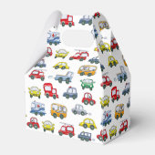 Cars Pattern Bedankdoosjes (Achterkant)