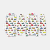 Cars Pattern Bedankdoosjes (Uitgevouwen)