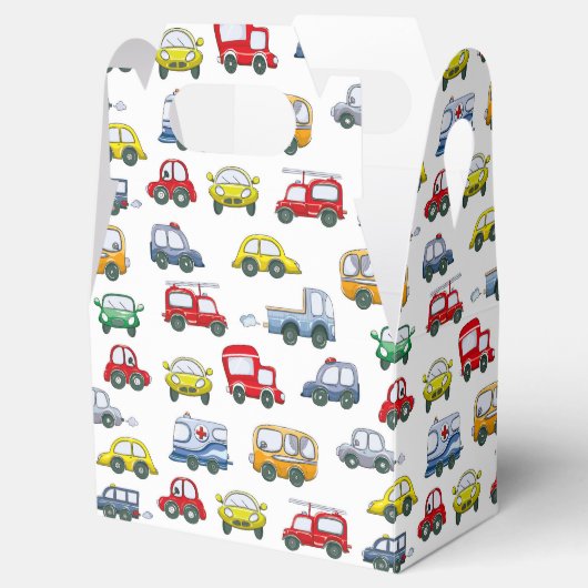 Cars Pattern Bedankdoosjes (Geopend)