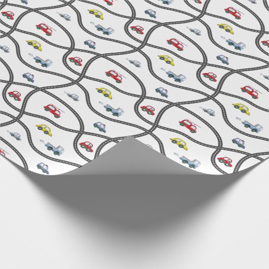 Cars Pattern Cadeaupapier (Hoek)