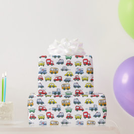 Cars Pattern Cadeaupapier