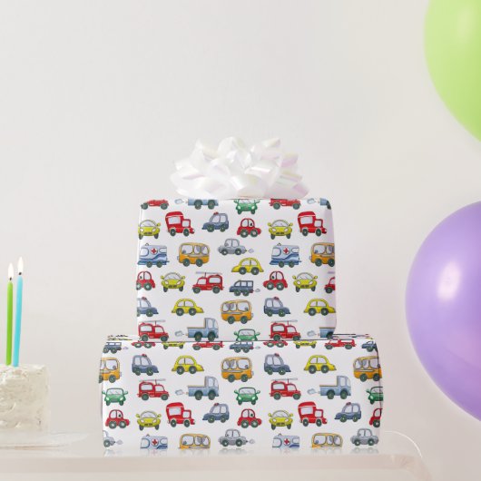 Cars Pattern Cadeaupapier (Feestgeschenken)