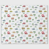 Cars Pattern Cadeaupapier (Vlak)