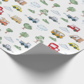 Cars Pattern Cadeaupapier (Hoek)