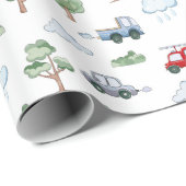 Cars Pattern Cadeaupapier (Rol Hoek)