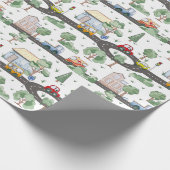 Cars Pattern Cadeaupapier (Hoek)