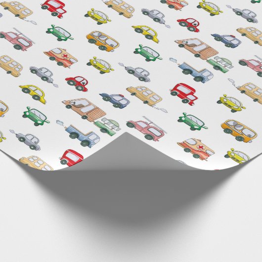 Cars Pattern Cadeaupapier (Hoek)