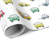 Cars Pattern Cadeaupapier (Rol Hoek)