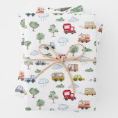 Cars Pattern Inpakpapier Vel (In situ)