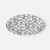 Cars Pattern Papieren Bordje (Gekanteld)