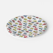 Cars Pattern Papieren Bordje (Gekanteld)