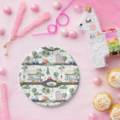 Cars Pattern Papieren Bordje (Feest)