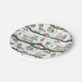 Cars Pattern Papieren Bordje (Gekanteld)