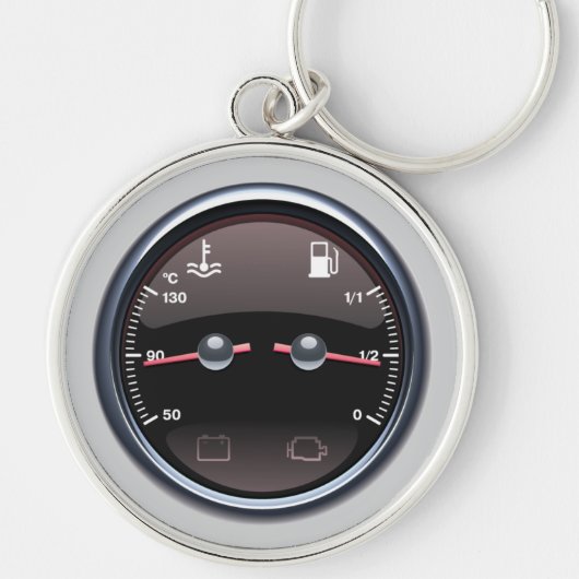 Cars Sleutelhanger brandstoftemperatuurmeter (Voorkant)
