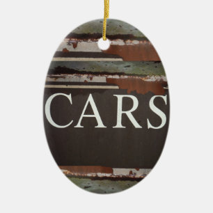 CARS Tow Truck Vintage Car Sign Keramisch Ornament