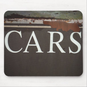 CARS Tow Truck Vintage Car Sign Muismat