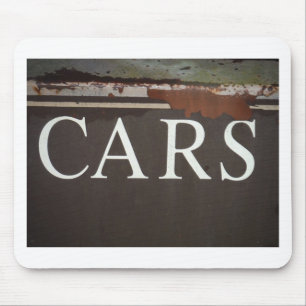 CARS Tow Truck Vintage Car Sign Muismat