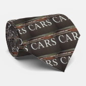 CARS Tow Truck Vintage Car Sign Stropdas (Opgerold)