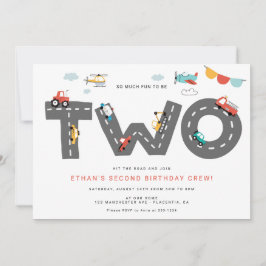 Cars & Trucks City Transportation tweede verjaarda Kaart