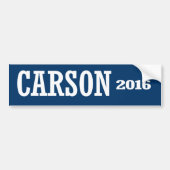 CARSON 2016 BUMPERSTICKER (Voorkant)
