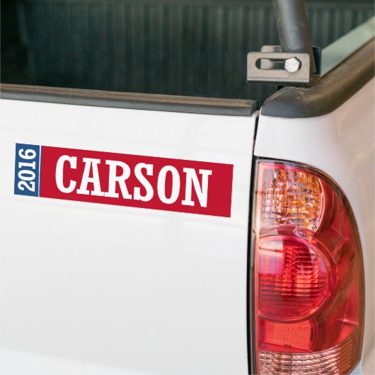 CARSON 2016 BUMPERSTICKER (Op Truck)