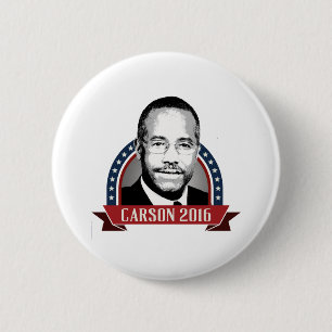 Carson 2016 Campaign Banner Name plate Ronde Button 5,7 Cm