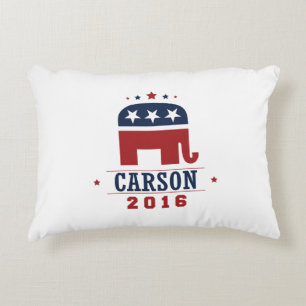 Carson 2016 GOP Elephant Design Accent Kussen