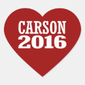 CARSON 2016 HART STICKER (Voorkant)