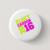 Carson 2016 Neon Design Ronde Button 3,2 Cm (Voorkant)