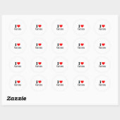 Carson, Alabama City Design Ronde Sticker (Vel)