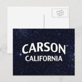Carson California Briefkaart (Voorkant / Achterkant)