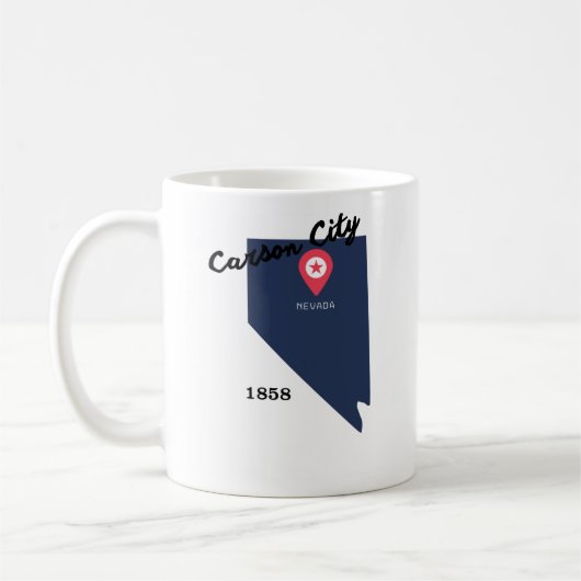 Carson City coffee mug  Koffiemok (Links)