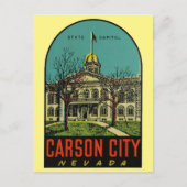 Carson City, Nevada Briefkaart (Voorkant)