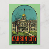 Carson City, Nevada Briefkaart (Voorkant)