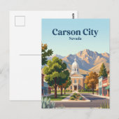 Carson City, Nevada Briefkaart (Voorkant / Achterkant)
