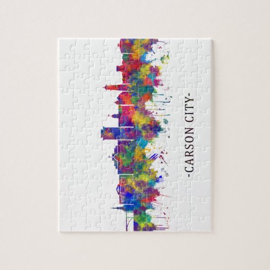 Carson City Nevada Skyline Legpuzzel (Verticaal)